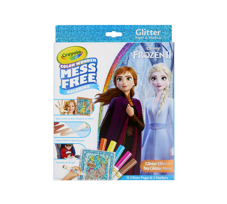 Color Wonder Mess Free Frozen 2 Glitter Effects Set